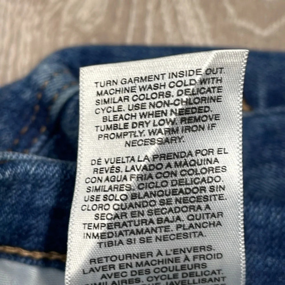 NWOT Kensie Jeans The Effortless Skinny Crop Distressed Denim Jeans 10/30 - Picture 15 of 16